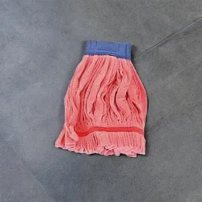 MONARCH BRANDS Monarch Brands Tube Mop 14 OZ Red Microfiber Loop End M600014R