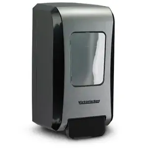 VICTORIA BAY L05583 Victoria Bay Soap Dispenser 2000 mL 11.66X6.5X4.68 IN Black Manual