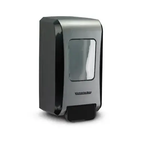 Victoria Bay Soap Dispenser 2000 mL 11.66X6.5X4.68 IN Black Manual