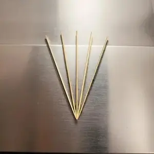 ROFSON BA8 Food Skewer 8 IN Bamboo Round Natural - pack of 19200