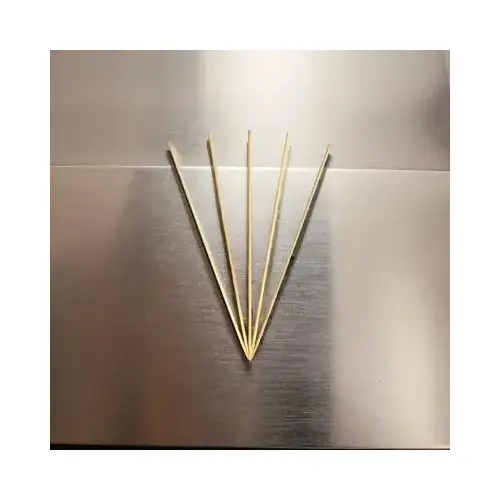 Food Skewer 8 IN Bamboo Round Natural - pack of 19200