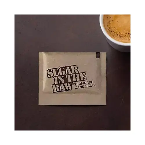 Sugar In The Raw Turbinado Sugar Brown Single Packets - pack of 1200