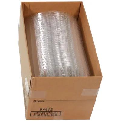 CATERWARE P4412 Caterware Lid Dome 12X2.5 IN OPS Clear Round For Container - pack of 50