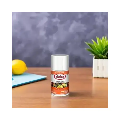 Claire Air Freshener Mega Mango Aerosol 7 FLOZ Metered Refill - pack of 12 Claire Air Freshener Mega Mango Aerosol 7 FLOZ Metered Refill - pack of 12