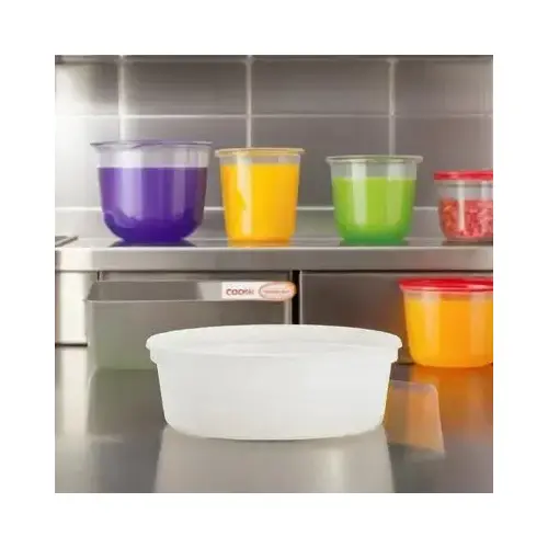 Deli Container Base 8 OZ LLDPE Translucent Round - pack of 1000 Deli Container Base 8 OZ LLDPE Translucent Round - pack of 1000