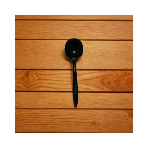 Victoria Bay Soup Spoon PP Black Medium Weight - pack of 1000