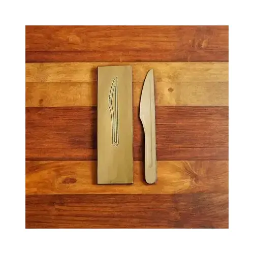 Knife Wood Brown Individually Wrapped - pack of 1000