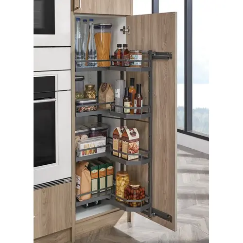 Tandem Chef's Pantry, for 46" or 68" Cabinet Frame Anthracite, width 18", for 46" height Tandem Chef's Pantry, for 46" or 68" Cabinet Frame Anthracite, width 18", for 46" height