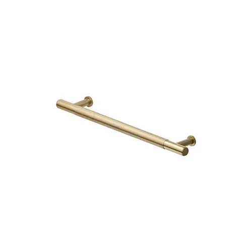 KNURLED PULL 6 1/2" CENTER-TO-CENTER in Brushed Brass KNURLED PULL 6 1/2" CENTER-TO-CENTER in Brushed Brass