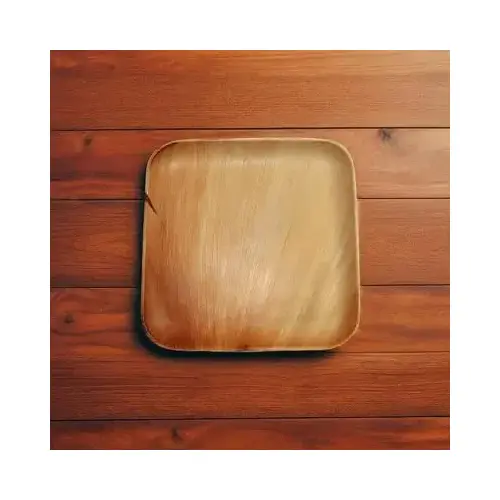 Plate 8X8 IN Palm Leaf Square - pack of 300