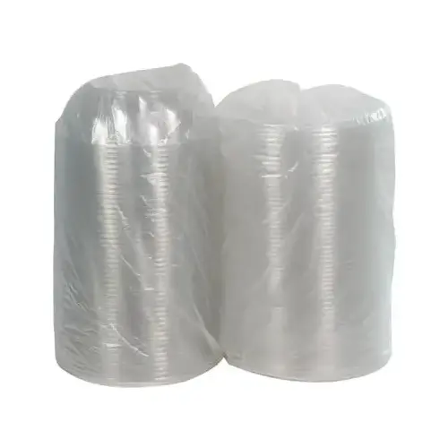 Bowl & Lid Combo 64 OZ PET Clear Swirl Design Juice Catcher - pack of 100