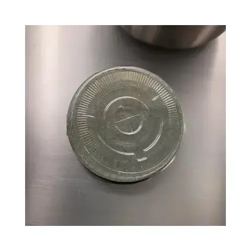 Lid Flat PET Clear For 10 OZ Cup Slotted - pack of 1000