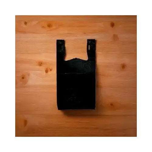 Bag 11.5X6.5X21 IN HDPE 13MIC Black T-Sack - pack of 700 Bag 11.5X6.5X21 IN HDPE 13MIC Black T-Sack - pack of 700