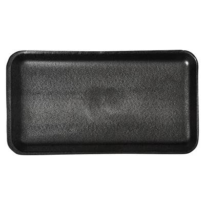 NPX ONE 100072256 10S Meat Tray 5.88X10.75X0.63 IN Polystyrene Foam Black Rectangle - pack of 500