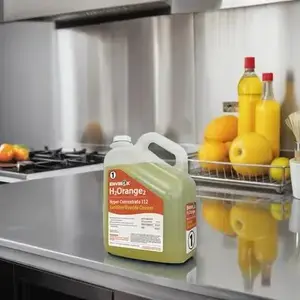 EnvirOx 112-05C H2Orange2 Hyper-Concentrate Fresh Orange Cleaner & Sanitizer 5 GAL Degreaser Liquid Concentrate Peroxide