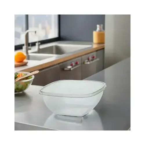 Bowl Small (SM) 12 OZ PET Clear Square - pack of 500 Bowl Small (SM) 12 OZ PET Clear Square - pack of 500