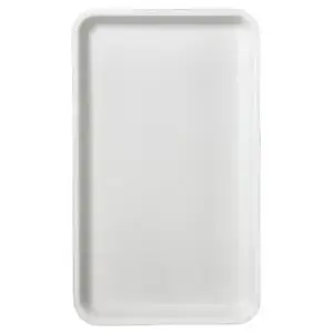 NPX ONE 100072338 16S Meat Tray 7.38X12.38X0.63 IN 1 Compartment Polystyrene Foam White Rectangle - pack of 250
