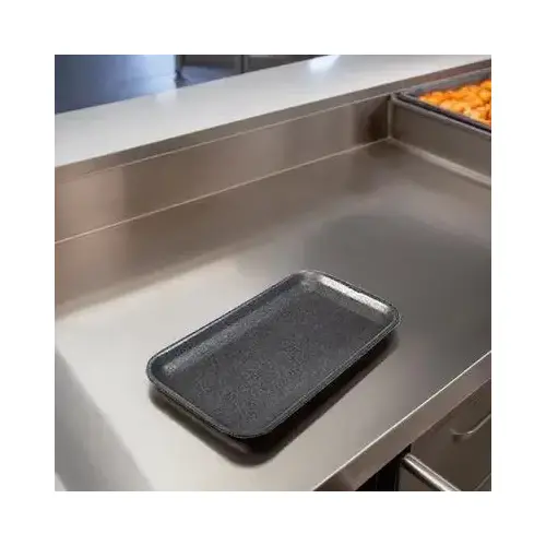 17S Meat Tray 8.5X4.5X0.63 IN Polystyrene Foam Black Rectangle - pack of 1000 17S Meat Tray 8.5X4.5X0.63 IN Polystyrene Foam Black Rectangle - pack of 1000