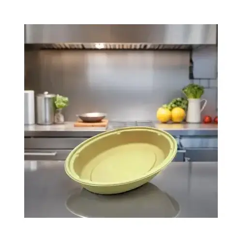 TreeSaver Bowl 24 OZ Pulp Fiber Natural Oval Oven Safe - pack of 300 TreeSaver Bowl 24 OZ Pulp Fiber Natural Oval Oven Safe - pack of 300