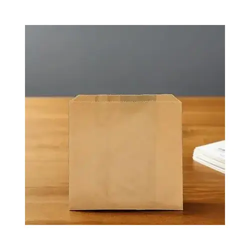 Looking Natural Sandwich Bag 6X2X9 IN Paper Kraft Grease Resistant Gusset - pack of 1000