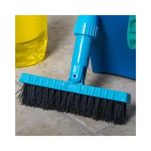 Carlisle Foodservice Products Flo-Pac Grout & Tile Brush 7.5 IN Plastic Nylon Blue Pivoting Carlisle Foodservice Products Flo-Pac Grout & Tile Brush 7.5 IN Plastic Nylon Blue Pivoting