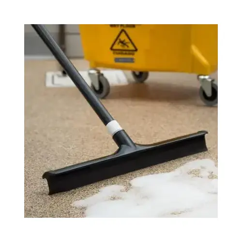 Sparta Squeegee 20X1X3.50 IN Thermoplastic Rubber PP Black Single Blade