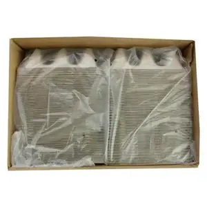 Sabert 47070020 Taco Take-Out Container Insert 4.25X7X2 IN 2 Compartment Pulp Fiber Kraft Rectangle - pack of 300