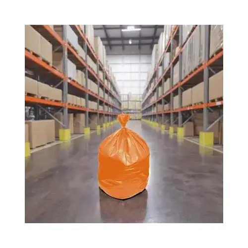 Can Liner 22X20X46 IN Orange Plastic 3MIL - pack of 100