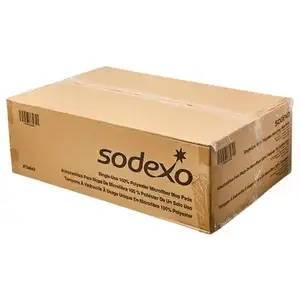 National Paper & Plastics 734642 Netcare Mop Pad 18 IN Microfiber Single Use - pack of 500