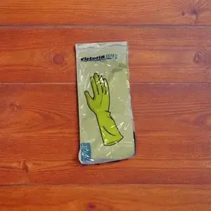 YUHONG 75005740 General Purpose Gloves Large (LG) Yellow 1.38MIL Rubber Latex Flock Lined - pack of 144