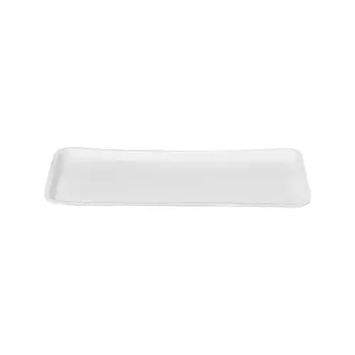 7S Meat Tray 5.81X14.88X0.75 IN Polystyrene Foam White - pack of 250 7S Meat Tray 5.81X14.88X0.75 IN Polystyrene Foam White - pack of 250