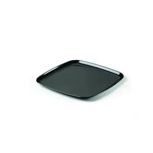Moza k Serving Tray Base 12X12X0.58 IN PP Black Square - pack of 25 Moza k Serving Tray Base 12X12X0.58 IN PP Black Square - pack of 25