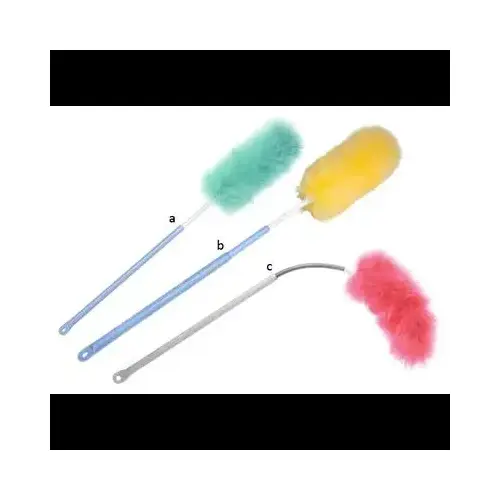 Duster 12 IN Orange Reusable Flexible Pom 42 In Extension Handle