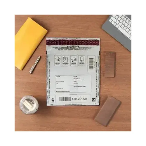 Cash & Deposit Bag 12X16 IN Clear 2.5MIL 3-Colors - pack of 50 Cash & Deposit Bag 12X16 IN Clear 2.5MIL 3-Colors - pack of 50