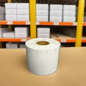 Documotion Research BT80X270 Thermal Paper 80MM X270FT White Paper Sticky - pack of 18