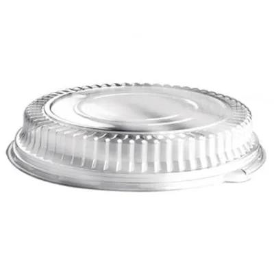 Sabert C9512LO Serving Tray Base & Lid Combo With Dome Lid 12X2.31 IN PET Black Clear Round - pack of 25