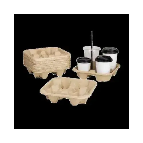 Cup Carrier 4 Compartment Paper For 8-32 OZ - pack of 300