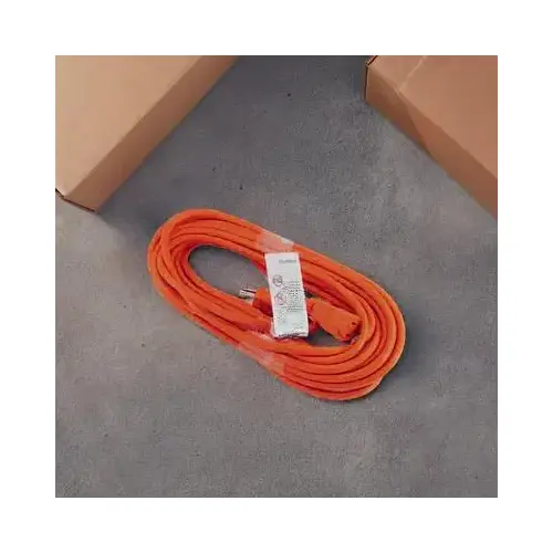 Extension Cord 50 FT Orange 16GA Heavy Duty 3-Wire Grounded Extension Cord 50 FT Orange 16GA Heavy Duty 3-Wire Grounded