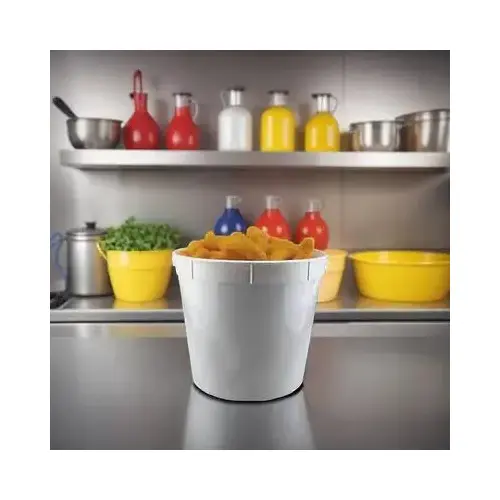 Classic Line Bucket & Tub Base 86 OZ HDPE White Round - pack of 200 Classic Line Bucket & Tub Base 86 OZ HDPE White Round - pack of 200