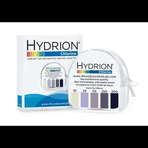 Hydrion CM-240 Hydrion Chlorine Test Strips Kit
