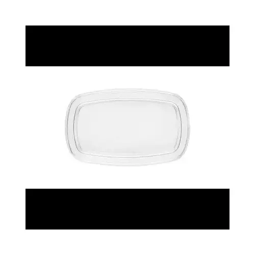 resq Lid 9.25X5.75 IN 3 Compartment Clear Oval For Container - pack of 300