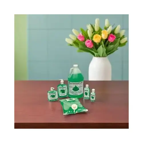 DermaGel Hand Sanitizer Gel 18 FLOZ 70% Ethyl Alcohol - pack of 16