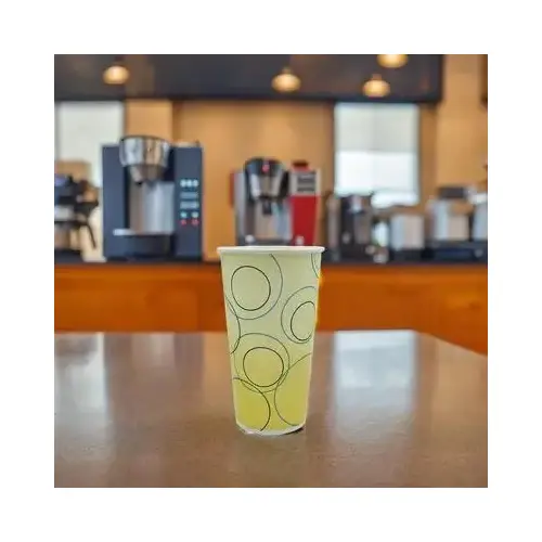 Cold Cup Tall 20 OZ Single Wall Poly-Coated Paper Champagne - pack of 1000