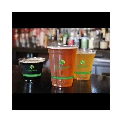 Greenware Cold Cup 16-18 OZ PLA Clear - pack of 1000 Greenware Cold Cup 16-18 OZ PLA Clear - pack of 1000