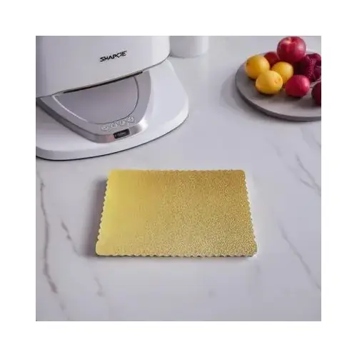 Cake Board Full Size 17.5X25.5 IN Gold Scalloped - pack of 25