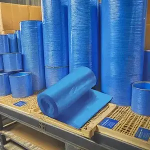 JAGUAR PLASTICS HD2431 Can Liner 24X33 IN 15 GAL Blue Plastic 8MIC - pack of 1000