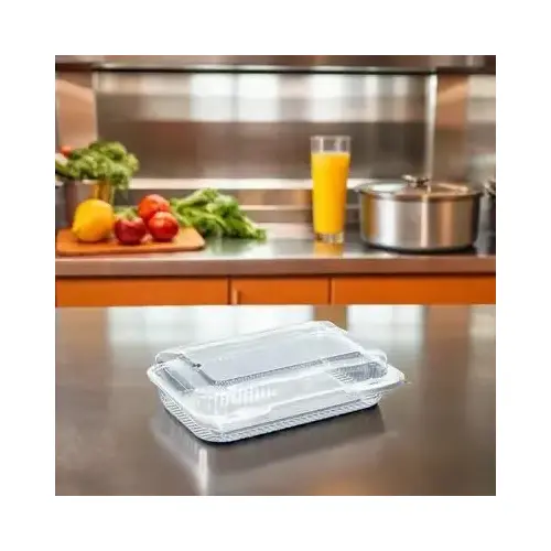 Take-Out Container Base 9.375X6.75X2.25 IN Clear - pack of 350