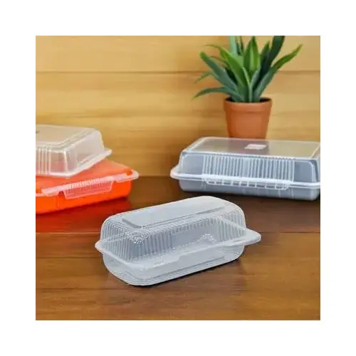 Loaf Hinged Container 9X5.5X3.5 IN - pack of 500