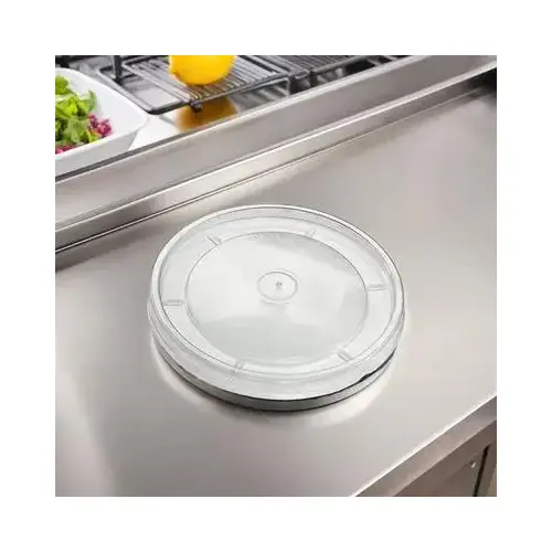 Lid Flat PP Clear Round For 12 OZ Container - pack of 1000