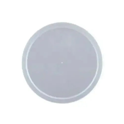 Classic Line Lid Flat 6.62X0.473 IN LLDPE Clear Round For 64-86-128 OZ Container - pack of 200